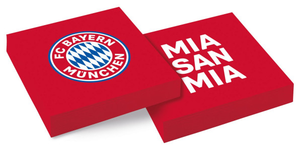 20 serviettes FC Bayern Munich 33cm