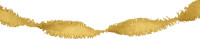 Anteprima: Ghirlanda di carta dorata 24m