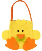 Easter chick Pieps felt bag 17 x 23cm
