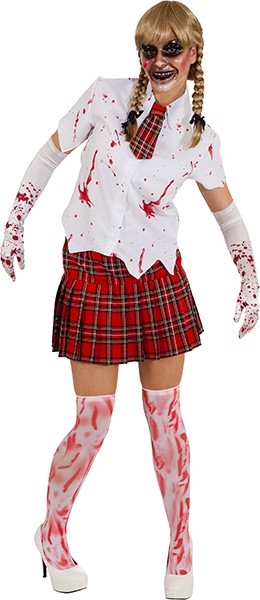 White blouse with blood splatters