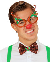 Widok: Śmieszne okulary renifera Rudolfa