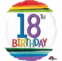 Rainbow Happy Birthday 18, 43cm