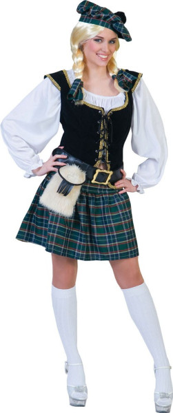 Disfraz de dama escocesa para dama