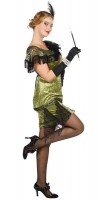 Preview: 20s flapper dress Irene green
