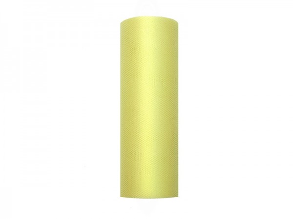 Tulle on a roll light yellow 9m2