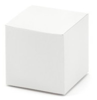 Vorschau: 10 Weiße Geschenkboxen 5 x 5cm