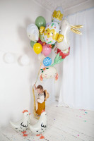 Preview: Foil balloon Easter chicks 78.5cm