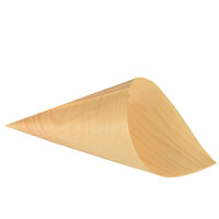 50 Holz Snack Tüten Fidelio 12,5 x 24cm