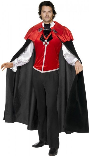Cape longue déguisement homme Dracula