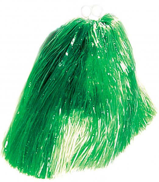 Green cheerleader pompom