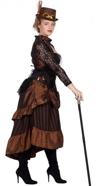 Steampunk Lady Melinda kostuum 4
