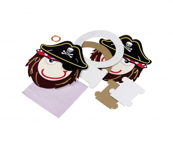 Captain Schlitzohr Piraten Laternen Bastelset 8-Telig 2