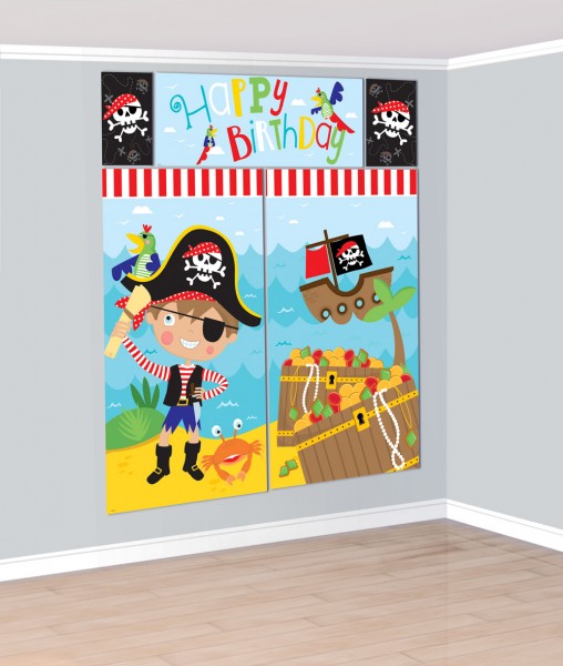 Kleiner Pirat Tommy XXL Indoor Wandkulisse 5-Teilig