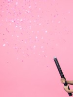 Voorvertoning: Jongen of meisje confetti kanon roze
