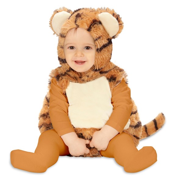Peto de felpa Tiger Tobi para niños pequeños