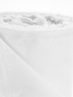 Voorvertoning: Glanzende stof Alice wit 100 x 1.5m