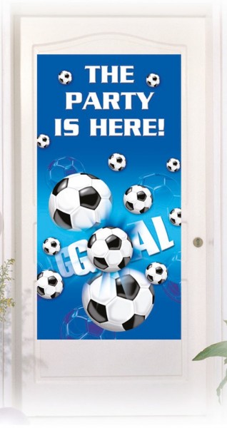 Kick & Goal voetbal deurposter 76cm x 1.52m