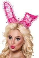 Anteprima: Pink Bunny Ears With Lace