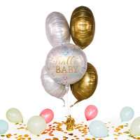 Vorschau: Heliumballon in der Box Hallo Baby