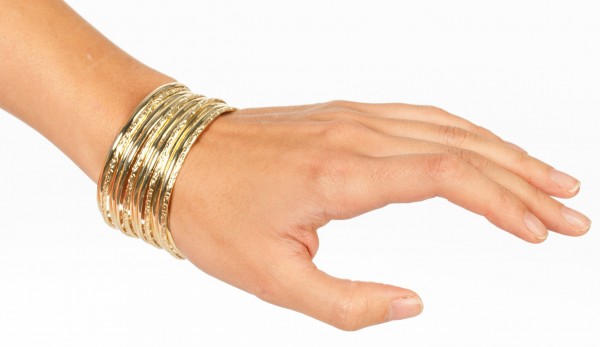 Egyptian Bangle in Gold