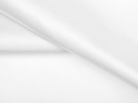 Oversigt: Hvidt dekorativt stof 1,5x10m