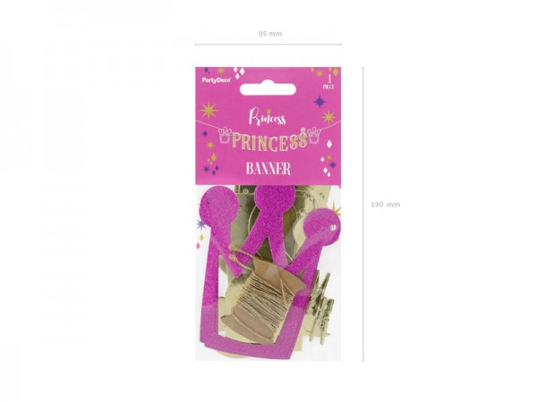 DIY Princess Tale krans 90 x 13,5 cm 6