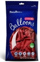 100 Partystar Luftballons rot 27cm
