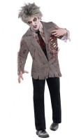 Untoter Geschäftsmann Zombie Kostüm für Herren