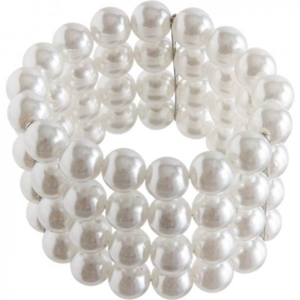 Bracelet de perles à 4 rangs des années 20