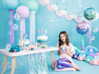 Preview: Mermaid Princess cake decoration 3 pieces