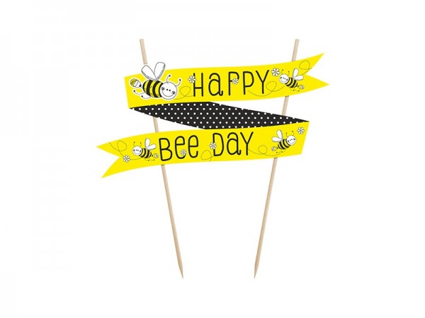 Dekoracja ciasta Happy Bee Day 2