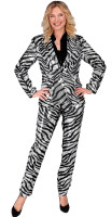 Vorschau: Zebra Party Pailletten Damenhose