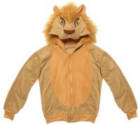 Vorschau: Plüschige Löwen Sweatshirt-Jacke