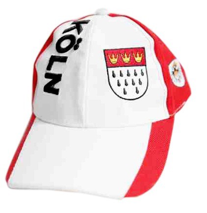 Rot-Weiße Köln Cap Mit Wappen