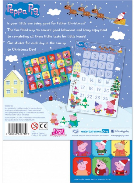 Julebelønningskalender Peppa Pig 3