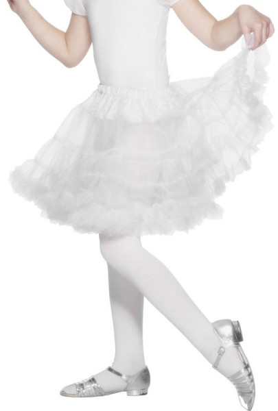 Weißer Petticoat für Kinder