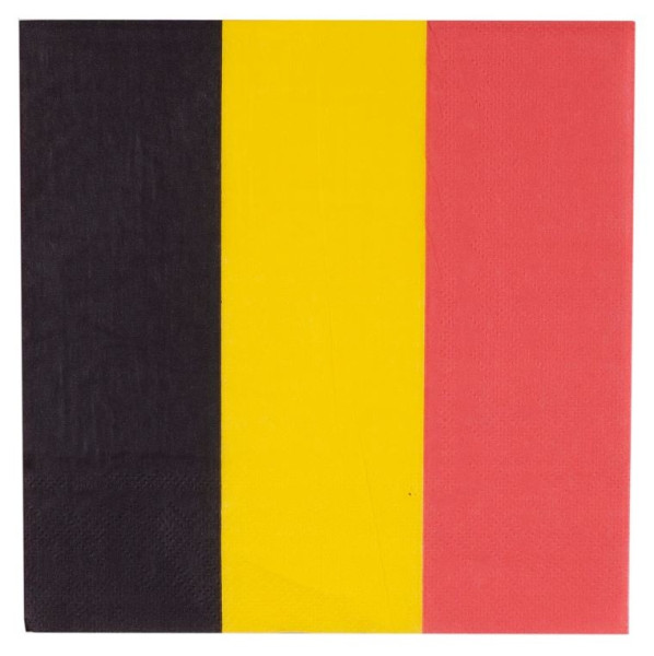 20 countries napkins Belgium 33cm