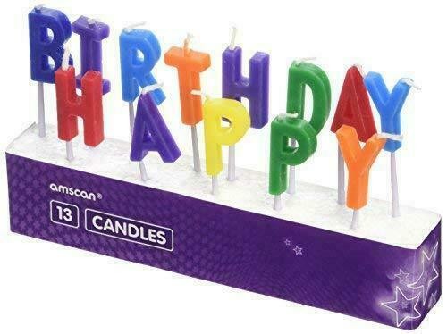 Happy Birthday Buchstaben Kerzen 2