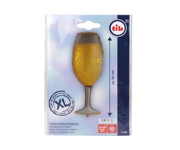 Foil balloon champagne glass Cheers 90cm 2