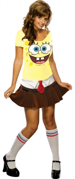 Sponge Bob kostym för kvinnor