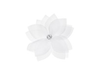 Oversigt: 8 hvide blomster Lilly selvklæbende
