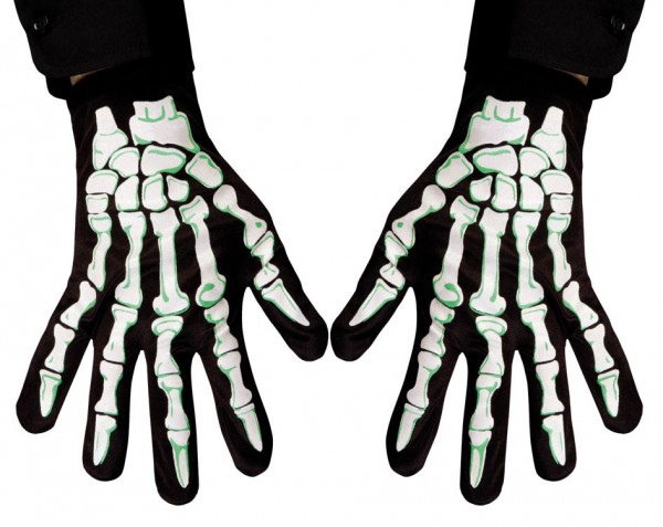 Skeleton gloves bones Halloween grim reaper