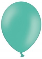 Preview: 10 party star balloons aquamarine 30cm