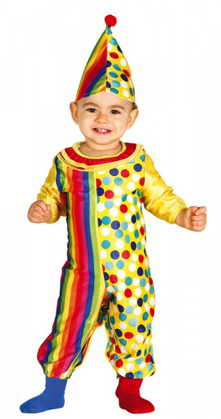 Mini clown costume for toddlers