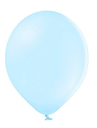 100 balonów w gwiazdki baby blue 12cm