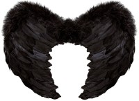 Preview: Black angel wings 37x50cm