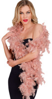Feather boa old pink deluxe 80g