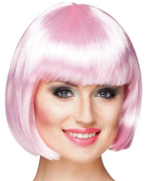 Jelly women's bob wig pink