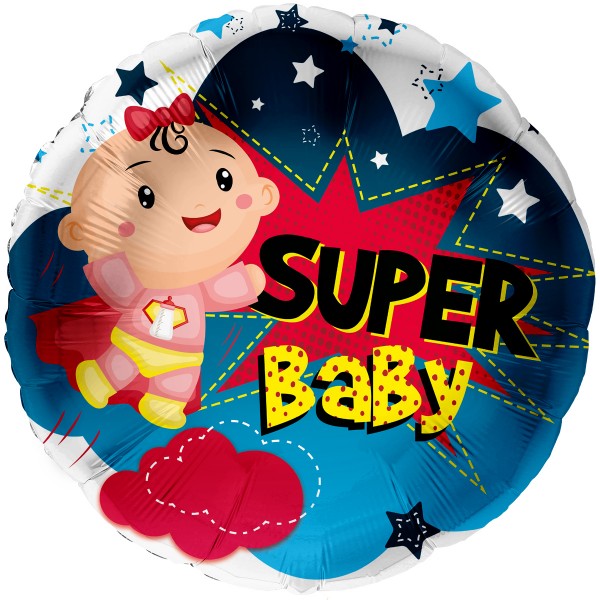 Folienballon Super Babygirl