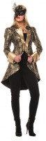 Preview: Masked ball coat brocade deluxe for women